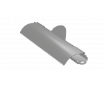 110 mm Silver Teeth Clip